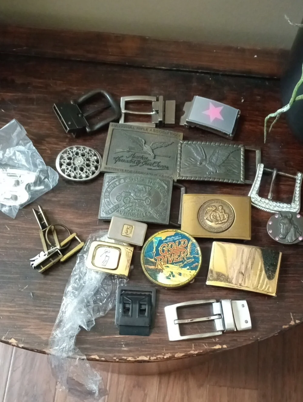 Vintage Gold, Silver, And Brass Belt Buckle - 18 Pieces. Collector's Items.